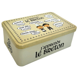 Assortiment Palets et Galettes Nature - Boîte langue bretonne