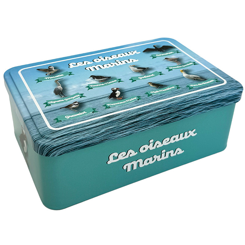 Assortiment Palets et Galettes Nature - Boîte métal oiseaux marins 280g