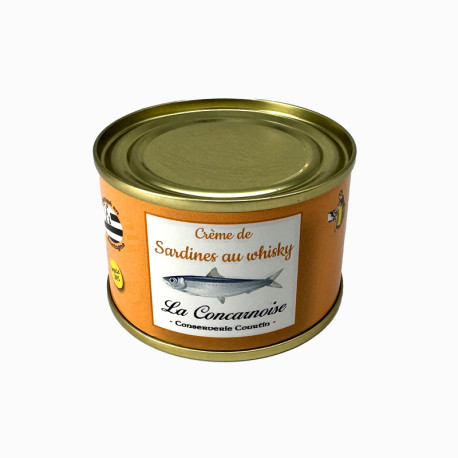 Crème de sardines au whisky 