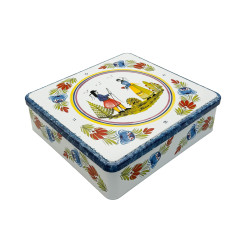 Galettes Nature - Boîte métal décor faience 2