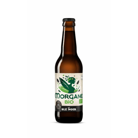 Bière Morgane brune bio au blé noir 33cl