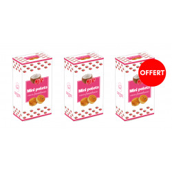 2 boîtes mini palets coco framboise , la 3 ème OFFERTE