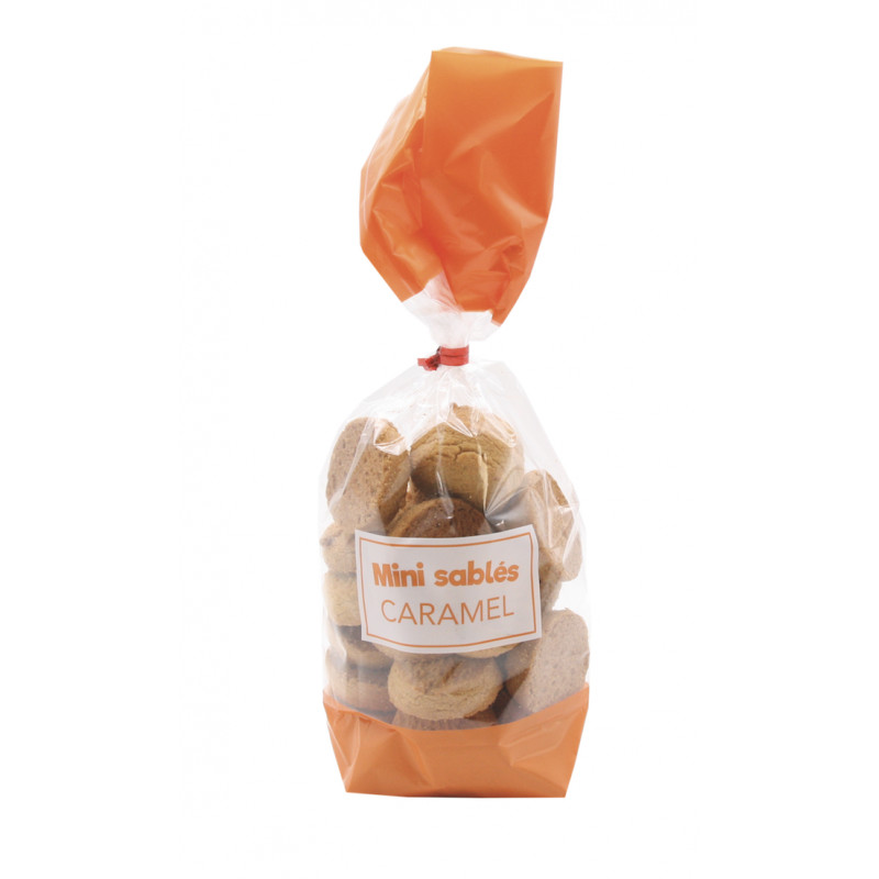 Mini sablés caramel - sachet 200G - Biscuiterie de Pont-l'Abbé